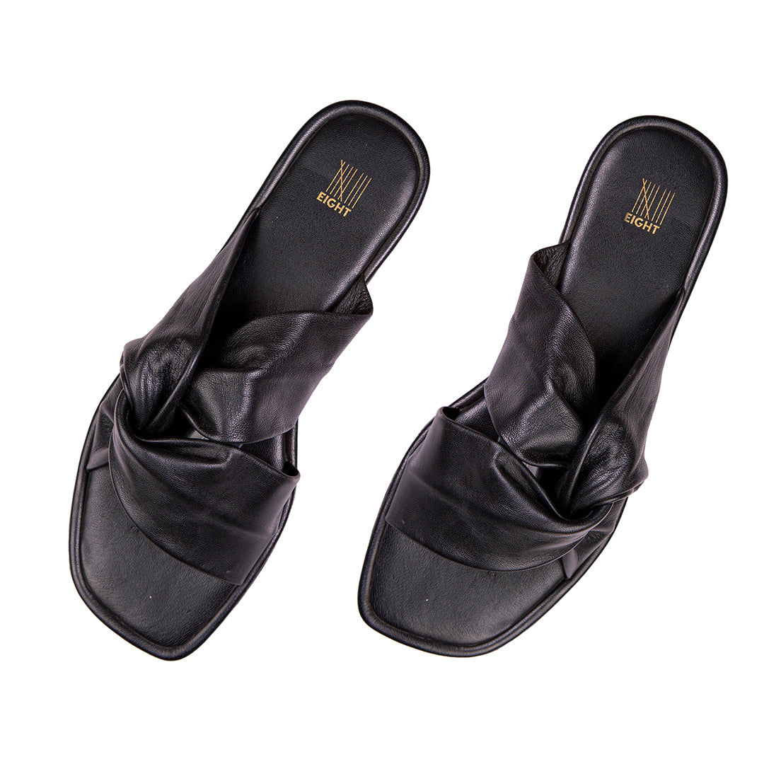 Rouche Slide Sandal