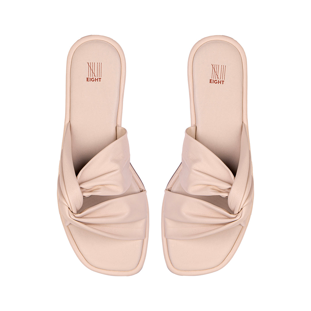 Rouche Slide Sandal